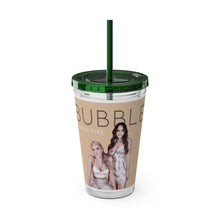 Load image into Gallery viewer, Wild Fire "Bubble" Sunsplash Tumbler with Straw, 16oz