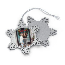 Load image into Gallery viewer, Pewter Snowflake Ornament