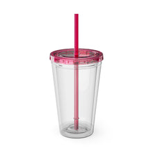 Load image into Gallery viewer, Wild Fire "Bubble" Sunsplash Tumbler with Straw, 16oz