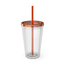 Load image into Gallery viewer, Wild Fire "Bubble" Sunsplash Tumbler with Straw, 16oz