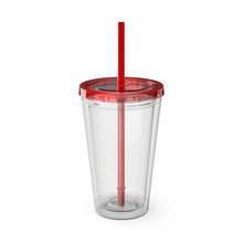 Load image into Gallery viewer, Wild Fire "Bubble" Sunsplash Tumbler with Straw, 16oz