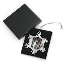 Load image into Gallery viewer, Pewter Snowflake Ornament