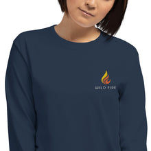 Load image into Gallery viewer, Wild Fire Embroidered Logo Long Sleeve Shirt