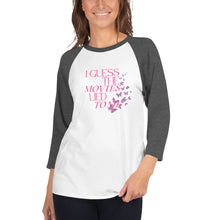 Load image into Gallery viewer, I Guess the Movies Lied to Me 3/4 Sleeve Baseball Raglan Lyric T-Shirt