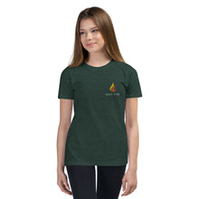 Load image into Gallery viewer, Wild Fire Embroidered Logo Youth Short Sleeve T-Shirt