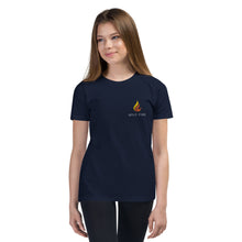 Load image into Gallery viewer, Wild Fire Embroidered Logo Youth Short Sleeve T-Shirt