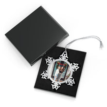 Load image into Gallery viewer, Pewter Snowflake Ornament
