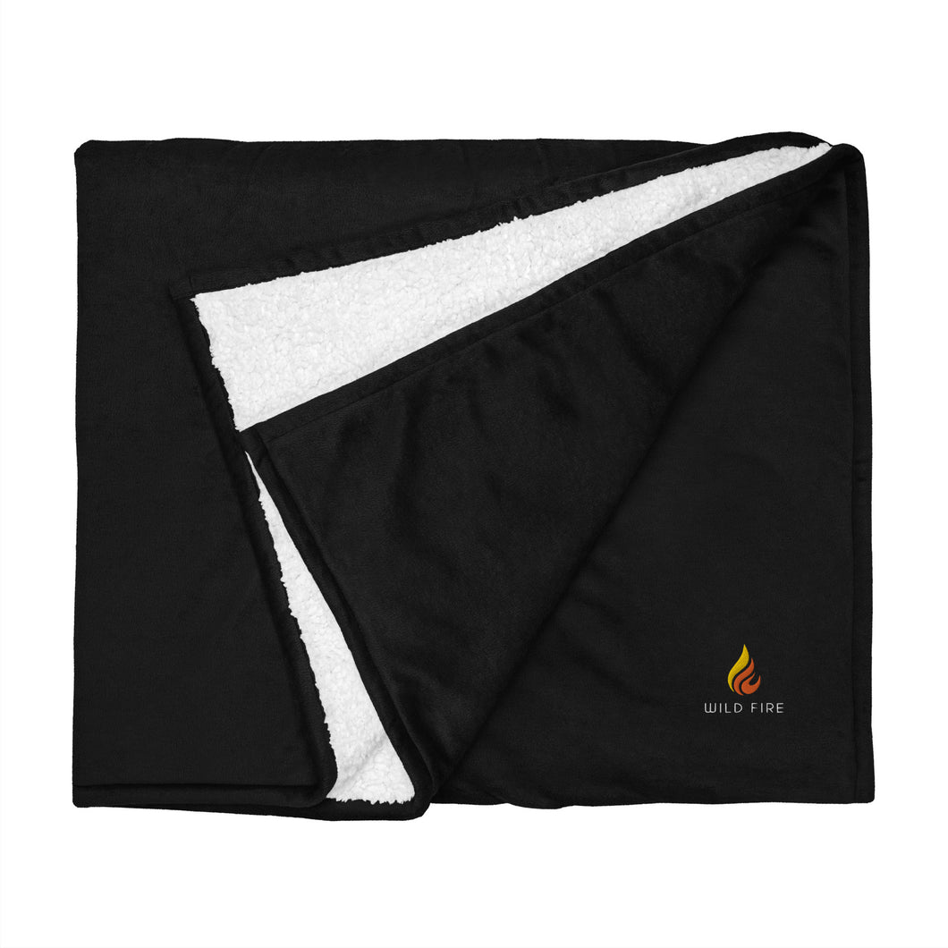 Wild Fire Premium Sherpa Blanket