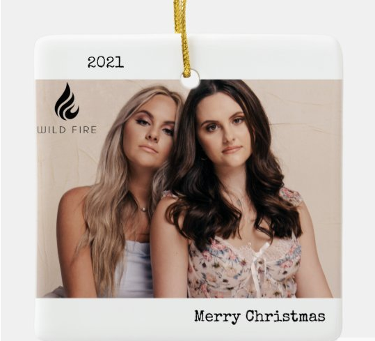 Wild Fire Christmas Ornament