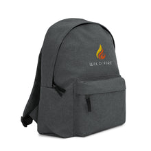 Load image into Gallery viewer, Wild Fire Embroidered Logo Backpack
