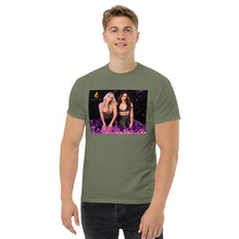 Load image into Gallery viewer, Wild Fire Purple Flames T-Shirt
