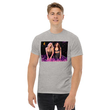 Load image into Gallery viewer, Wild Fire Purple Flames T-Shirt
