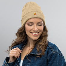 Load image into Gallery viewer, Wild Fire Logo Ribbed Beanie
