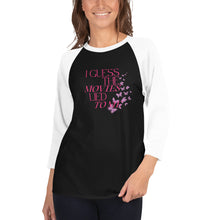 Load image into Gallery viewer, I Guess the Movies Lied to Me 3/4 Sleeve Baseball Raglan Lyric T-Shirt
