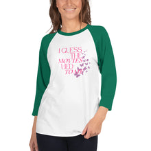 Load image into Gallery viewer, I Guess the Movies Lied to Me 3/4 Sleeve Baseball Raglan Lyric T-Shirt
