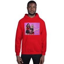 Load image into Gallery viewer, Wild Fire Flame Guitar Hoodie
