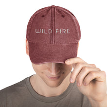 Load image into Gallery viewer, Wild Fire Embroidered Vintage Ball Cap
