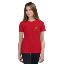 Load image into Gallery viewer, Wild Fire Embroidered Logo Youth Short Sleeve T-Shirt
