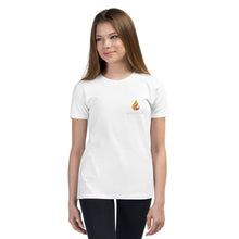 Load image into Gallery viewer, Wild Fire Embroidered Logo Youth Short Sleeve T-Shirt
